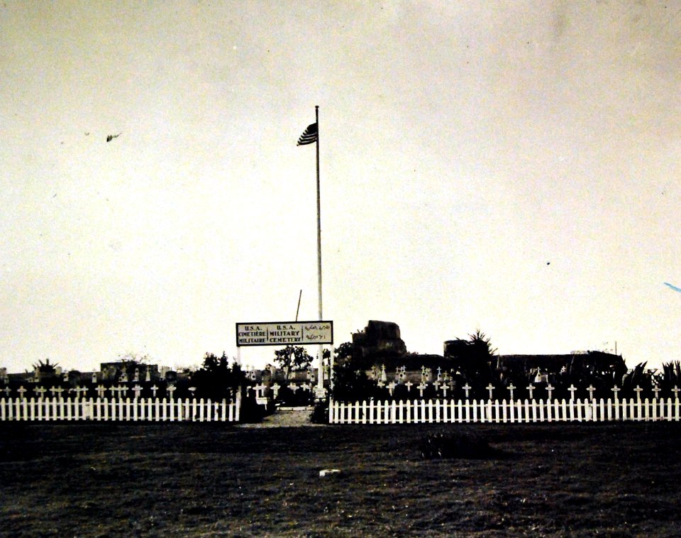 American military cemetery adjoining the colorful Kasbah Mehdia, Morocco, WWII (27453843010)