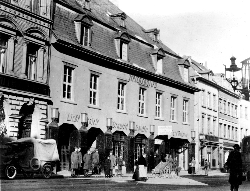 American Red Cross Enlisted Men's Club, Simeonstraße, Trier, Germany, in 1919 (20804280)
