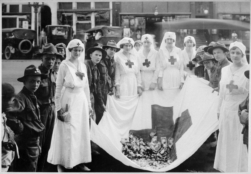 American Red Cross Parade, Birmingham, Alabama. Birmingham View Company., 05-21-1918 - NARA - 533466