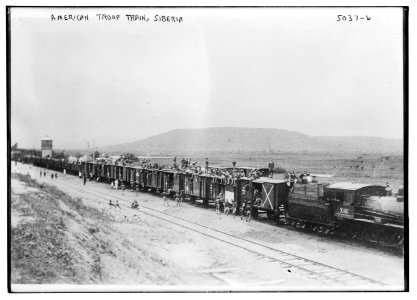 American troop train, Siberia LCCN2014709641