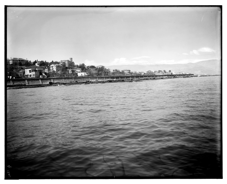 American University, Beirut, from the sea LOC matpc.07117