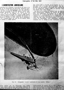 Amerikanischer Lenkballon Scout - CH-BAR - 3241653