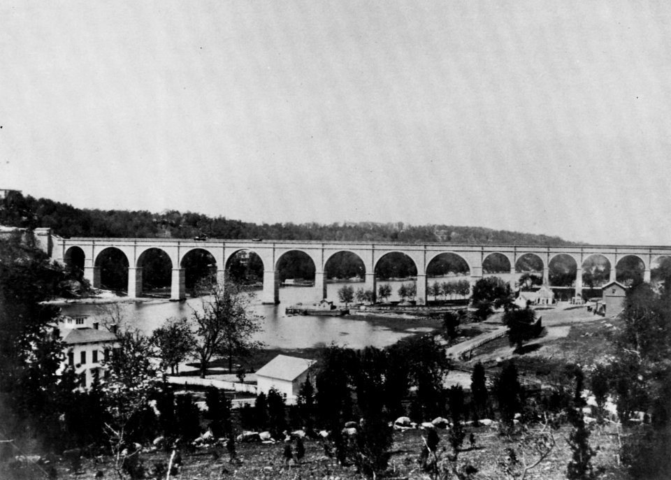 Amerikanischer Photograph um 1861 - Die High Bridge (Zeno Fotografie)
