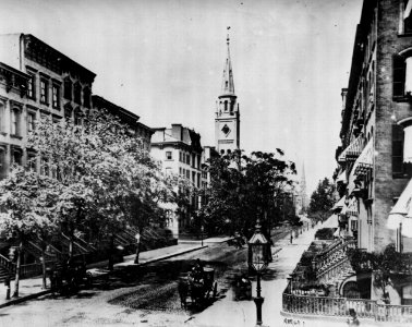 Amerikanischer Photograph um 1865 - Fifth Avenue nördlich der 27th Street (Zeno Fotografie)
