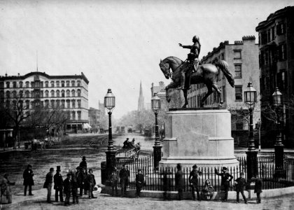 Amerikanischer Photograph um 1870 - Union Square (Zeno Fotografie)
