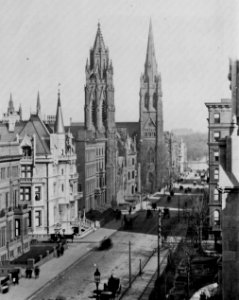 Amerikanischer Photograph um 1883-1884 - Die Fifth Aveneu in den Fünfzigern (Zeno Fotografie)