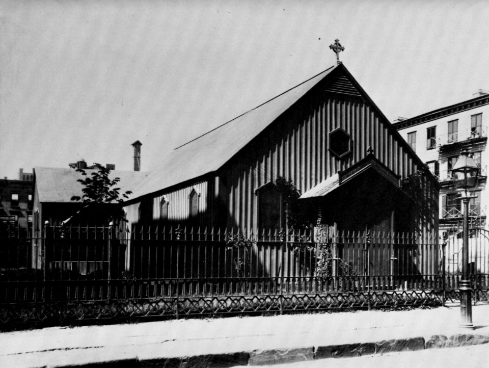 Amerikanischer Photograph um 1885 - Die Baptistenkirche (Zeno Fotografie)