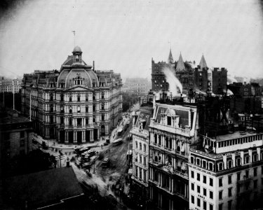 Amerikanischer Photograph um 1890 - Altes Postamt (2) (Zeno Fotografie)