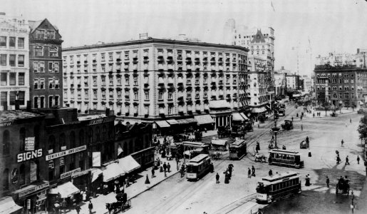 Amerikanischer Photograph um 1890 - Broadway und 23rd Street (Zeno Fotografie)