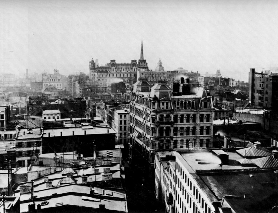 Amerikanischer Photograph um 1890 - Nassau Street (Zeno Fotografie)