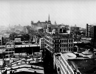 Amerikanischer Photograph um 1890 - Nassau Street (Zeno Fotografie)