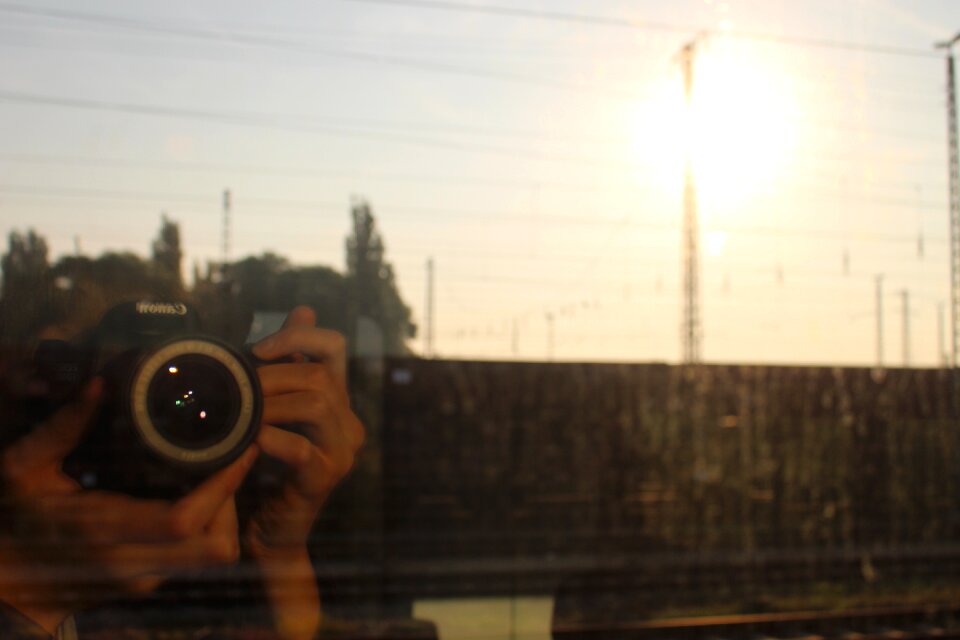 Photography camera mirror image