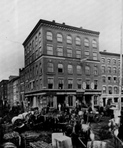 Amerikanischer Photograph um 1890 - Getreidehändler (Zeno Fotografie)
