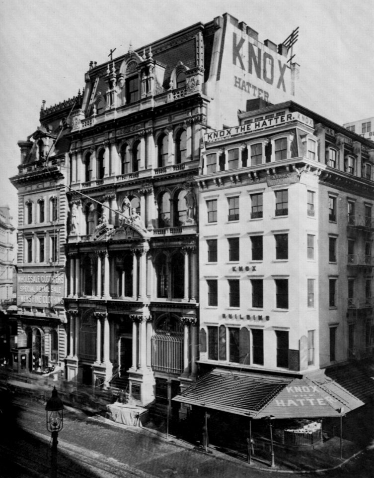 Amerikanischer Photograph um 1895 - Unteres Ende des Broadway (Zeno Fotografie)
