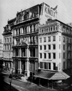 Amerikanischer Photograph um 1895 - Unteres Ende des Broadway (Zeno Fotografie)