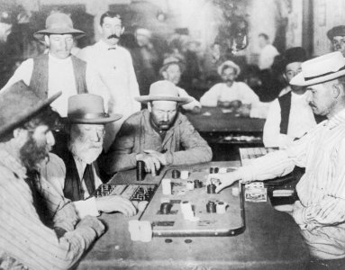Amerikanischer Photograph um 1895 - »Saloon« in Morenci- Arizona (Zeno Fotografie)