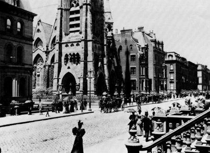 Amerikanischer Photograph um 1894 - Fifth Avenue und 48th Street (Zeno Fotografie) photo