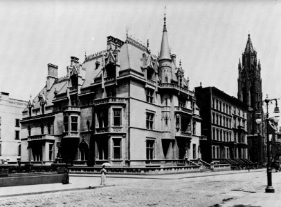 Amerikanischer Photograph um 1895 - Fifth Avenue von der 52nd Street (Zeno Fotografie)