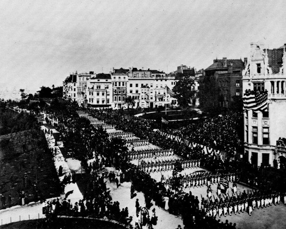 Amerikanischer Photograph um 1897 - Rückkehr von Grants Grab (Zeno Fotografie)