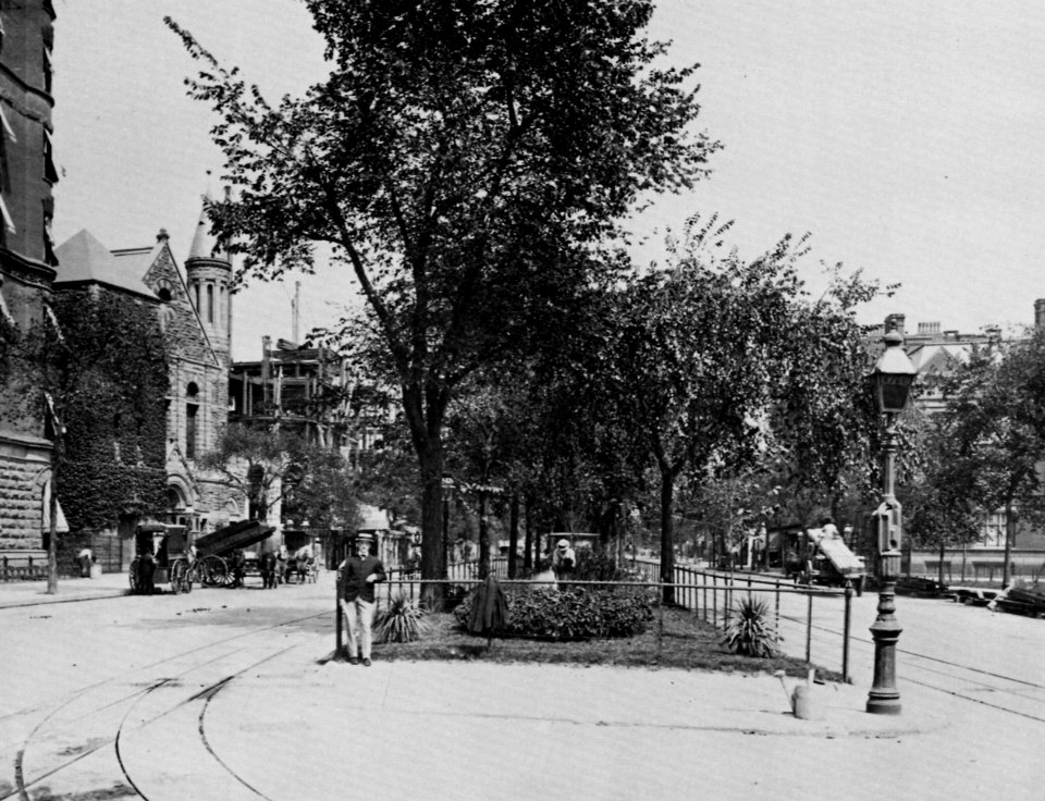 Amerikanischer Photograph um 1900 - Broadway Norden von der 72nd Street (Zeno Fotografie)