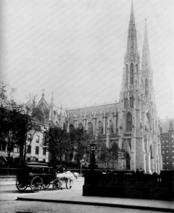 Amerikanischer Photograph um 1894 - St. Patricks Kathedrale (Zeno Fotografie)