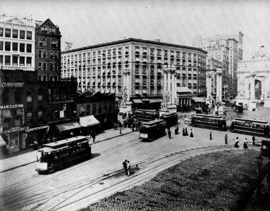 Amerikanischer Photograph um 1899 - Broadway und 23rd Street (Zeno Fotografie)