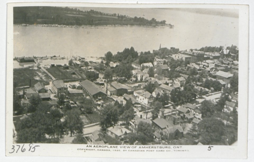 Amherstburg Ontario from an Aeroplane (HS85-10-37685) original