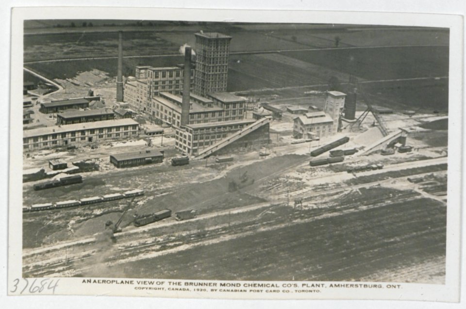 Amherstburg Ontario from an Aeroplane (HS85-10-37684) original