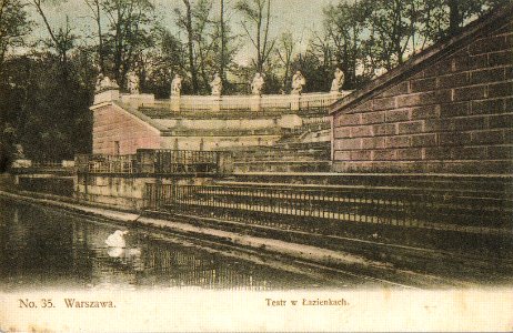 Amfiteatr w Łazienkach 1908