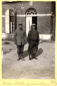 Amiens citadelle. Prisonnier allemand - Fonds Berthelé - 49Fi1871-23