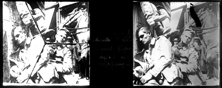 Amiens. 8.6.1915. Prisonniers allemands - Fonds Berthelé - 49Fi101