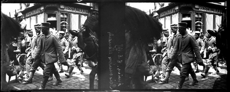 Amiens. 8.6.1915. Prisonniers allemands - Fonds Berthelé - 49Fi42