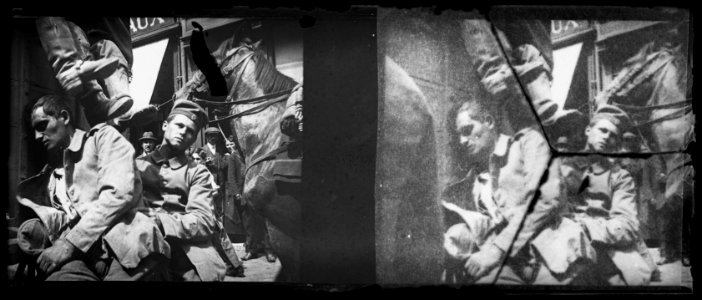 Amiens. 8.6.1915. Prisonniers allemands - Fonds Berthelé - 49Fi43