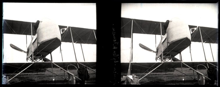 Amiens. Biplan M. Farman - Fonds Berthelé - 49Fi170