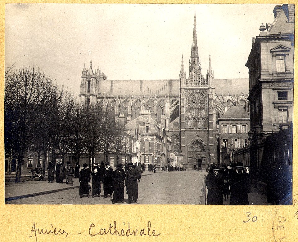 Amiens. Cathédrale - Fonds Berthelé - 49Fi1871-30