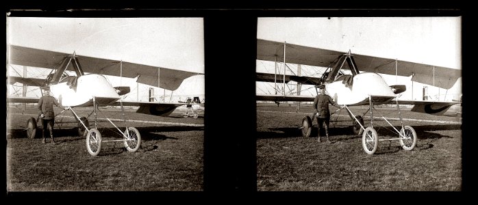 Amiens. Biplan Voisin. R13 - Fonds Berthelé - 49Fi159