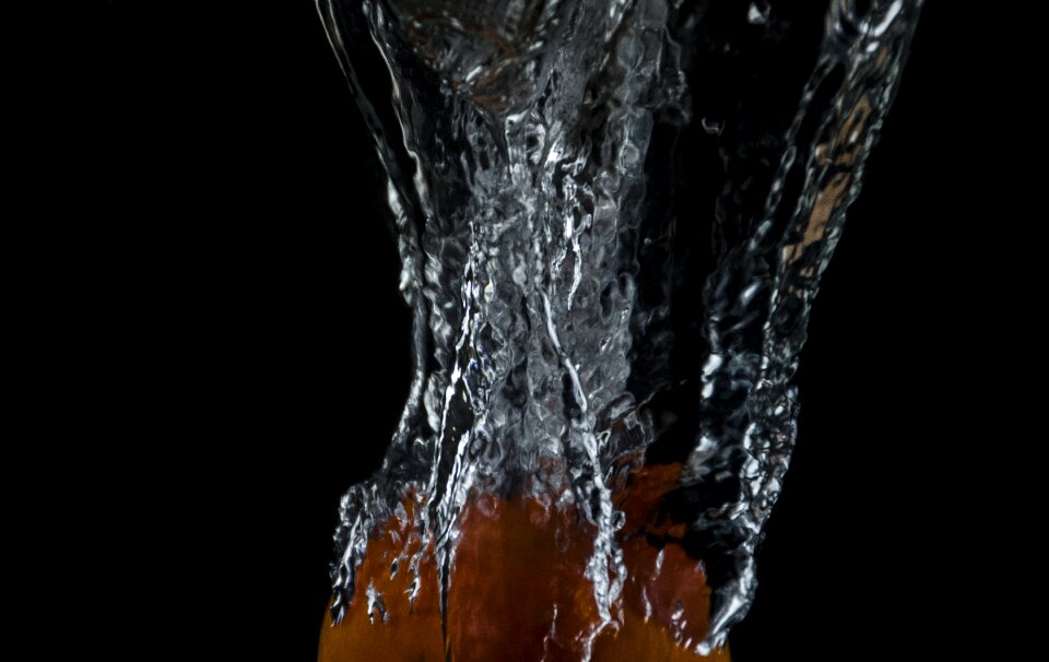 Wet orange fruit