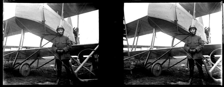 Amiens. Biplan M. Farman. R. Berthelé - Fonds Berthelé - 49Fi266