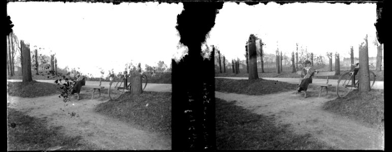 Amiens. La Hotoie. Mlle Delagarde - Fonds Berthelé - 49Fi279