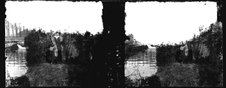 Amiens. La Hotoie. Mlle Delagarde - Fonds Berthelé - 49Fi282
