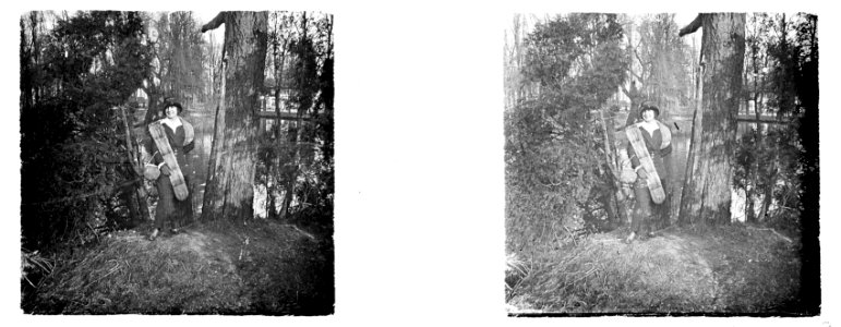 Amiens. La Hotoie. Mlle Delagarde - Fonds Berthelé - 49Fi859