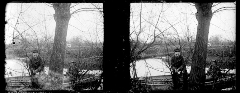 Amiens. Hortillonnage. RB - Fonds Berthelé - 49Fi968