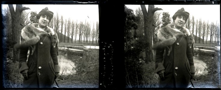 Amiens. La Hotoie. Mme L. Laurençôt - Fonds Berthelé - 49Fi181