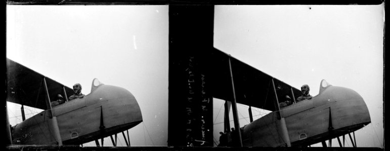 Amiens. M. Farman. P. Descoings et R. Berthelé - Fonds Berthelé - 49Fi814