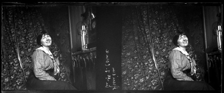Amiens. Mlle Jeanne Cornu - Fonds Berthelé - 49Fi203