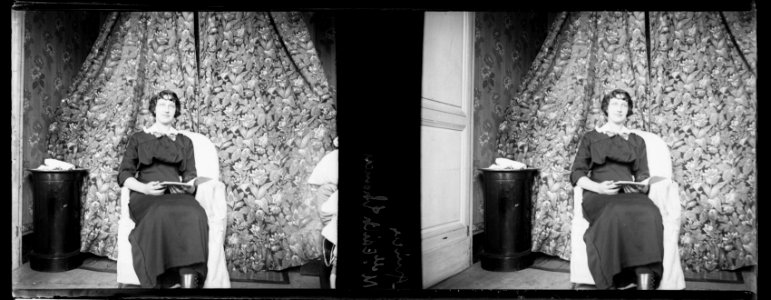 Amiens. Mlle Edith Thomas - Fonds Berthelé - 49Fi820