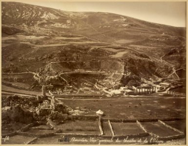 Amman, Vue générale du théâtre et de l'Odeon