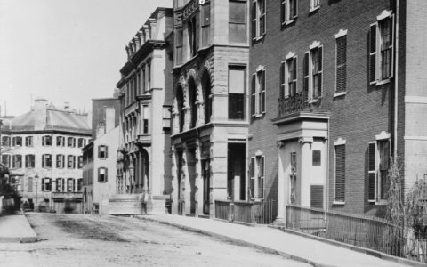 AmoryTicknorHouse ca1885 BeaconSt Boston detail12 LC HABS ma0898