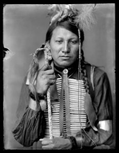 Amos Little, a Sioux Indian from Buffalo Bill's Wild West Show LCCN2006679559 photo
