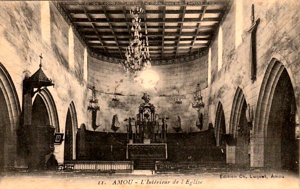 Amou (Landes) - L'église 5